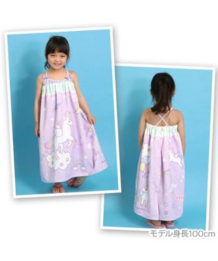 Mother garden マザーガーデン 水泳 ラップタオル 60×120cm 《 ユニコーン 柄 / レモンくま柄 》 ユニコーン