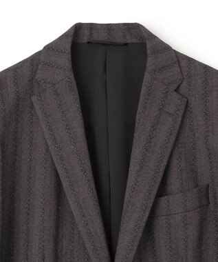 JOSEPH HOMME ピンヘッドストライプジャガード　ジャケット グレー系1