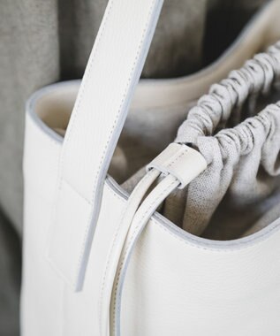 YUSHI CONTE - TOTEBAG トートバッグ オフホワイト