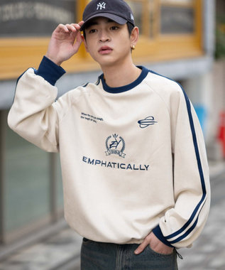 WEGO 【ユニセックス着用ITEM】フェイクスウェードゲームプルオーバー