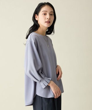 ANY コンフォータブルブラウス ライトブルー