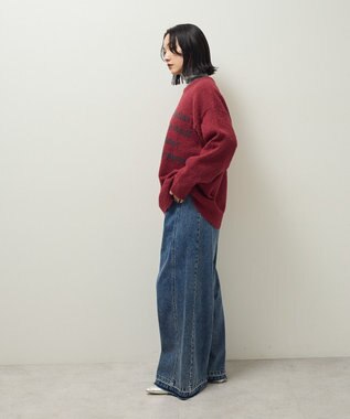 Green Parks ブークレロゴニットチュニック Red