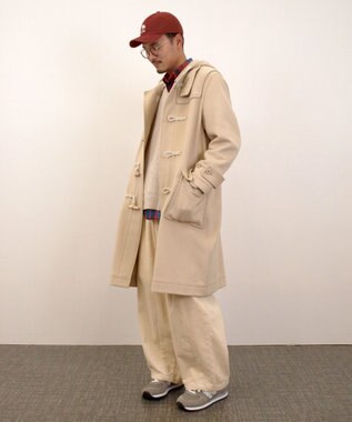 J.PRESS YORK STREET 【UNISEX】メルトン ダッフルコート ベージュ系