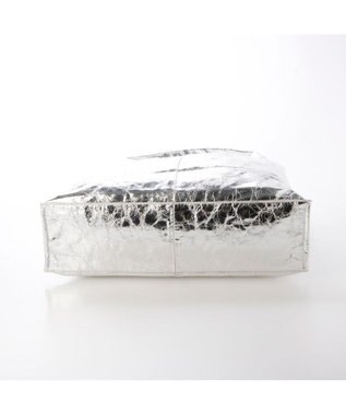 UNBILLION 【テレビ ドラマ着用アイテム】カシュカシュ cachecache / 一枚仕立てホーボーバッグ シルバー