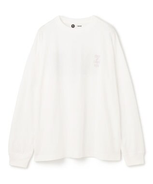 NAVE 【xNAVE】Six Sence Recordコラボ グラフィックロングスリーブT アイボリー系