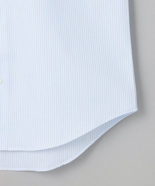 GOTAIRIKU 【形態安定】PREMIUMPLEATS_セミワイドカラー 通年ドレスシャツ_ストライプ(25年春夏モデル) サックスブルーストライプ