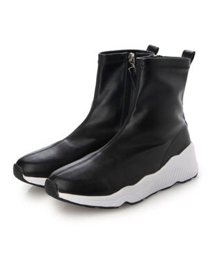 MODE ET JACOMO <noyau>スニーカーショートブーツ ブラック