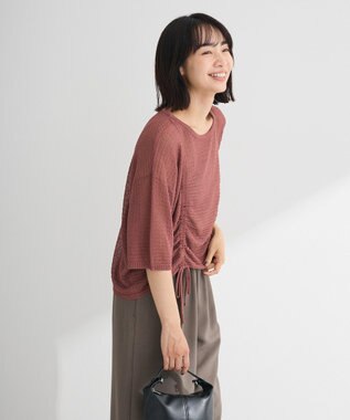 Green Parks ・ＥＬＥＮＣＡＲＥ　ＤＵＥ　シャーリングシアーニット Brown