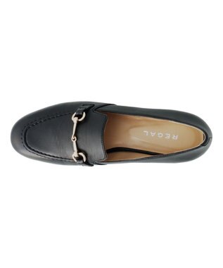 REGAL FOOT COMMUNITY 【リーガルレディース】F70Q ビットモカシューズ フラットシューズ ブラック