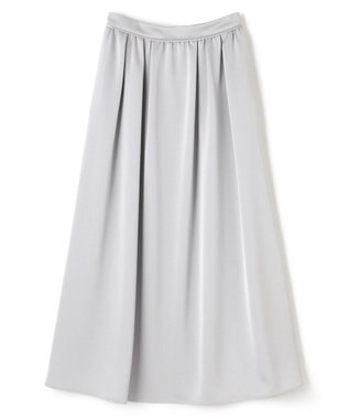 uncrave シャイニーダブルサテン フレアスカート