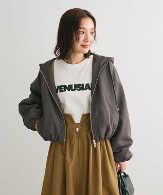 Green Parks ・ＥＬＥＮＣＡＲＥ　ＤＵＥ　ショートマウンテンパーカー Charcoal Gray