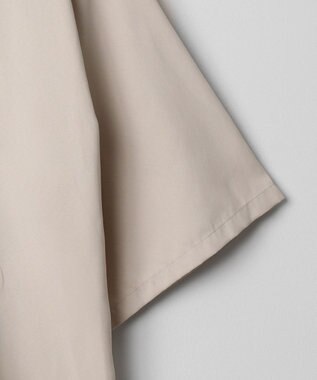 WEGO 【LUCY】アイススウェードハーフジップシャツ（S） ライトベージュ