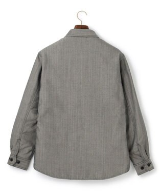 J.PRESS MEN ヘリンボンCPOジャケット ネイビー系9