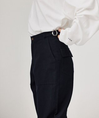 LENO UTILITY TROUSERS《UNISEX》ベイカーパンツ NAVY