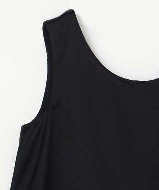 GRACE CONTINENTAL バックコンシャスサテンノースリーブ ブラック