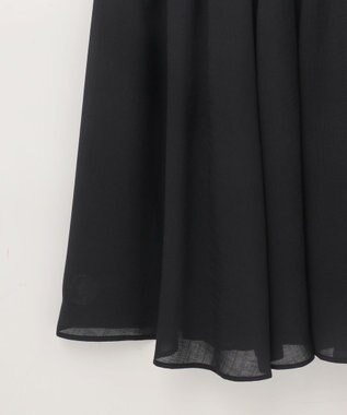 GRACE CONTINENTAL シアードレープマキシ ブラック