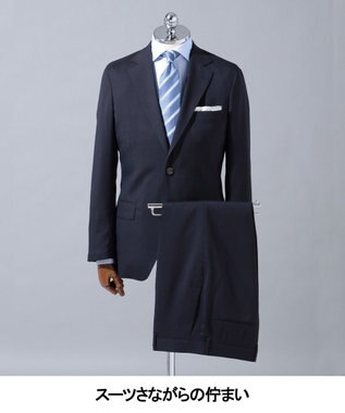 GOTAIRIKU セットアップ対応【ウォッシャブル/シワになりにくい/ストレッチ】ウォッシャブル ウールジャケット(26年モデル) ネイビー系