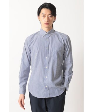 DAKS コットン ストライプシャツ