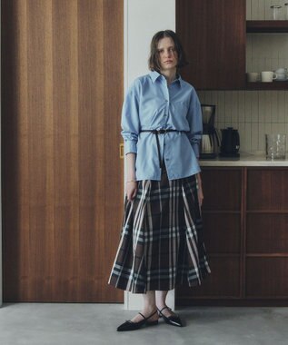 YECCA VECCA ロングシャツ Blue