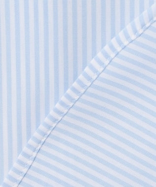 GOTAIRIKU 【形態安定】PREMIUMPLEATS_セミワイドカラー 通年ドレスシャツ_ストライプ(25年春夏モデル) サックスブルーストライプ
