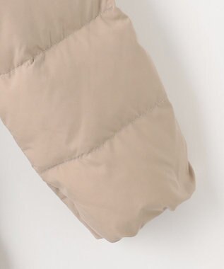 J.PRESS LADIES L ブラッシュドマルチポリ ロング ダウン コート ベージュ系