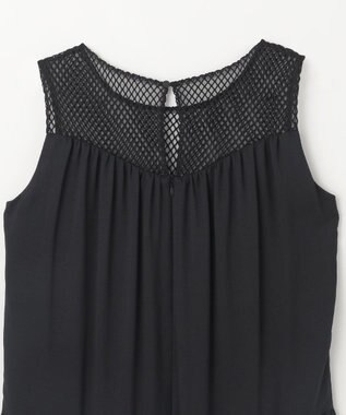 GRACE CONTINENTAL シアードレープマキシ ブラック