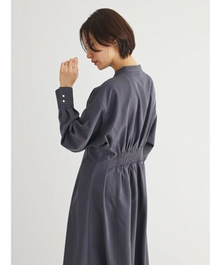 Green Parks ・ＥＬＥＮＣＡＲＥ　ＤＵＥ　ウエストタックワンピース Charcoal Gray