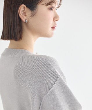 earth music&ecology フェイクレイヤードカーディガン Light Gray