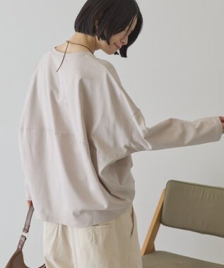 AMERICAN HOLIC 【先行予約】【UVカット】コクーンポンチプルオーバー Gray Beige