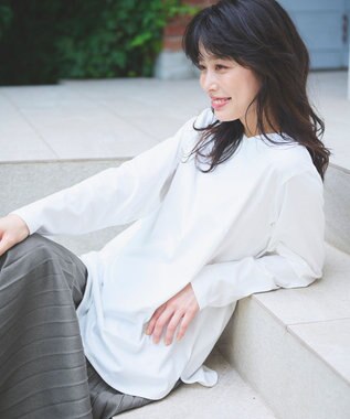 ANY ロングスリーブ テールＴシャツ オフ