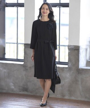 J.PRESS LADIES 【WEB限定カラーあり・撥水加工】キャップ パンプス ブラック系