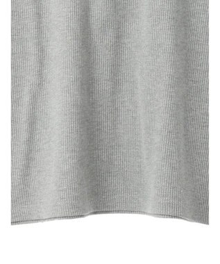 earth music&ecology ラメテレコハイネックプルオーバー Gray