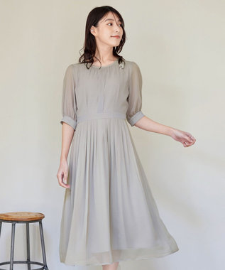 トゥララ　シフォン　ワンピース シフォンサーキュラーワンピース