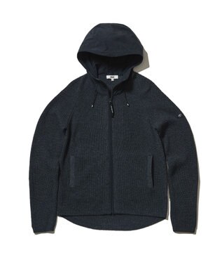 JOSEPH ABBOUD MOUNTAIN 【UNISEX】リサイクルウールポリ ニットパーカー