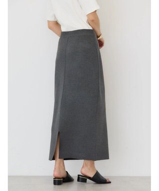AMERICAN HOLIC ミラノリブニットタイトスカート Gray Mixture