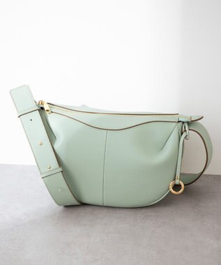 組曲 ハーフムーンショルダー バッグ スモーキーグリーン系