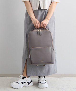 ACE BAGS & LUGGAGE 【雑誌掲載】 Jewelna Rose ウェールズ リュックサック A4サイズ 13.3インチPC収納 本革 11925 ジュエルナローズ 通勤 グレー
