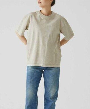 caqu caqu x GoodOn football S/Stee  シンプルゆったりフィットのフットボール半袖Tシャツ