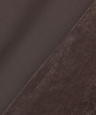 ICB 【先行予約】スウェードライクサテン ジップアップブルゾン モカ