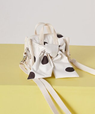 LeSportsac LG BOW MICRO BAG/ノワールポルカドットスナイデル ノワールポルカドットスナイデル