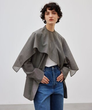 BEIGE， 【洗える】ALGER / ケープ C.Gray