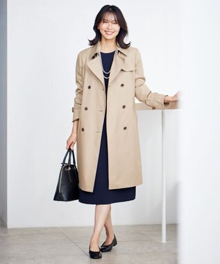 23区 ポーチイン バレエシューズ ブラック