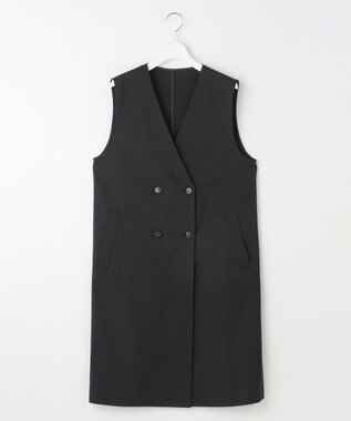 自由区 L 【カタログ掲載・洗える】テクニカルストレッチオックス ジレ ブラック