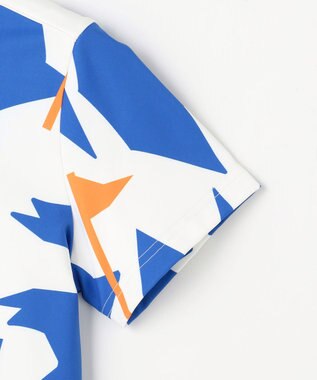 PW CIRCULUS 【WOMEN】ＤＯＶＥ柄モックネック ゴルフウェア レディース スカイブルー系5