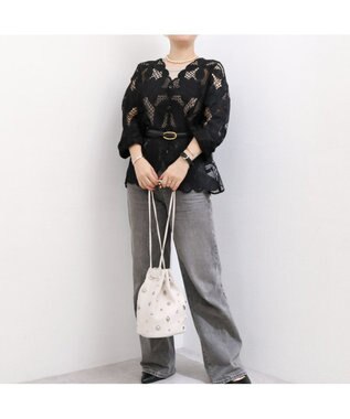 UNBILLION カカトゥ kakatoo / WEB限定ビジューミックスチャーム ドロストバッグ