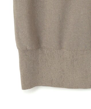 ICB 【洗える】 レースパターン ニット クリームブラウン系