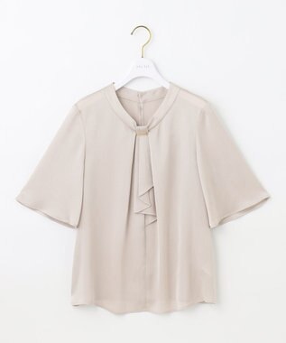 ANY SIS 【洗える】メタルパーツボウタイ ブラウス アイボリー