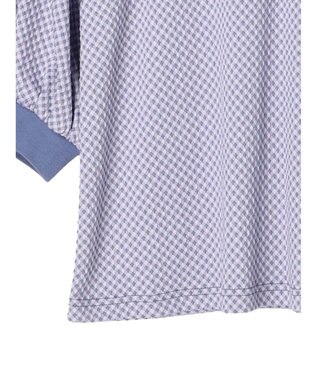 earth music&ecology ギンガムパフＴＥＥ Lavender