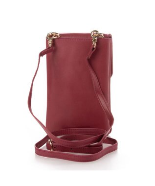 UNBILLION ペルケ perche ジェムストーンヒネリモバイルショルダー ピンク