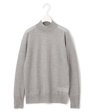ICB 【洗える】ヴィスコースシアー ハイネックプルオーバー ライトグレー系